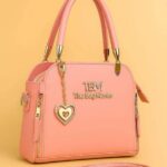 leather plain hand bag