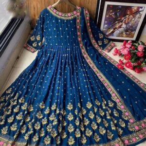 Embroidered Maxi And Trouser