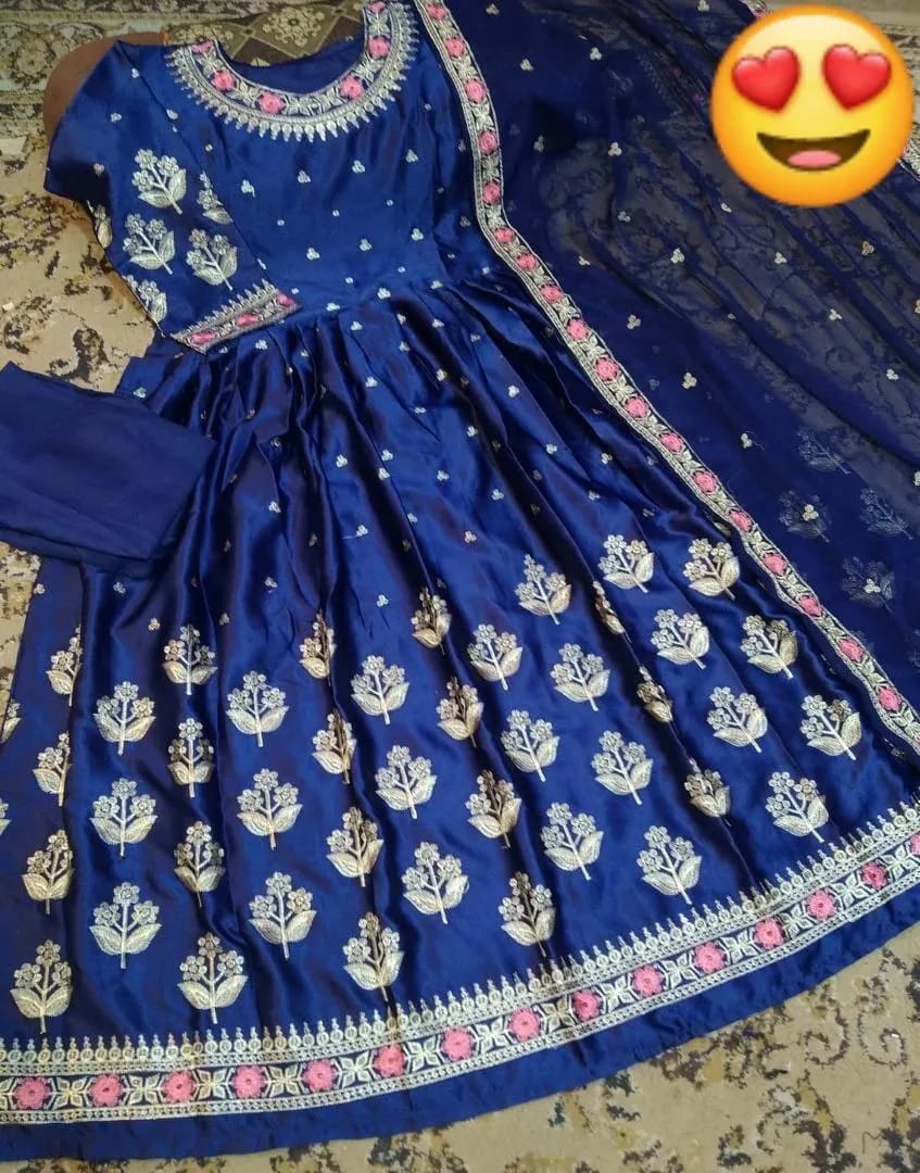 Embroidered Maxi And Trouser