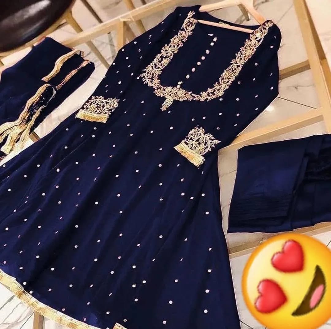 Embroidered Maxi And Trouser