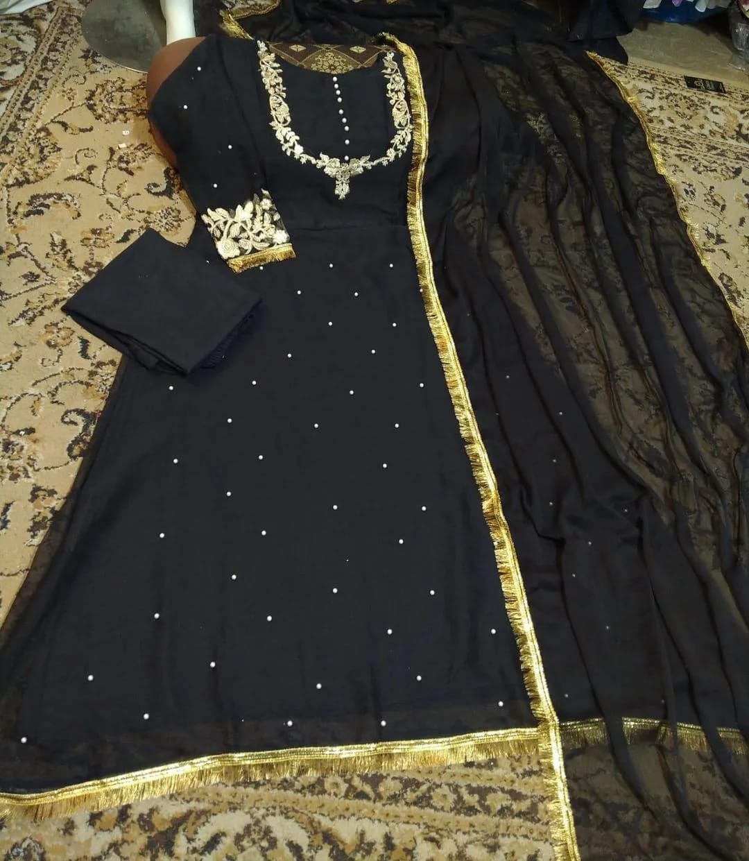 Embroidered Maxi And Trouser