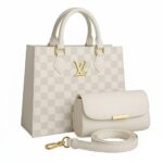 rexine textured hand bag