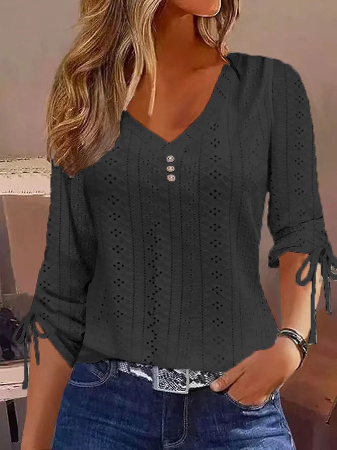 Long-Sleeved T-Shirt Top