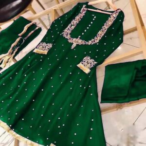 Embroidered Maxi And Trouser