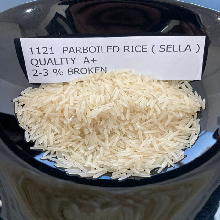 1121 parboiled rice sella quality a+ 2 3% broken