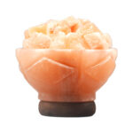 himalayan salt lamp fancy leaf fire bowl