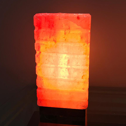 himalayan salt lamp fancy brick shape