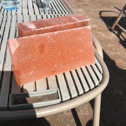himalayan salt bricks and tiles