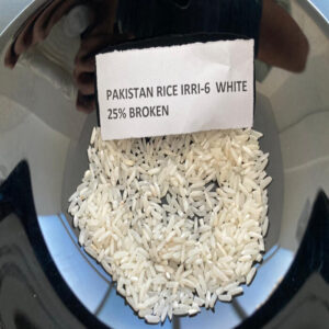 pakistan white rice irri 6 25% broken