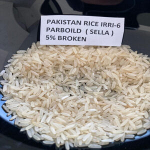 pakistan rice irri 6 parboiled sella 5% broken