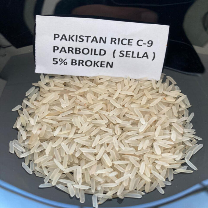 pakistan rice c 9 parboiled sella 5% broken