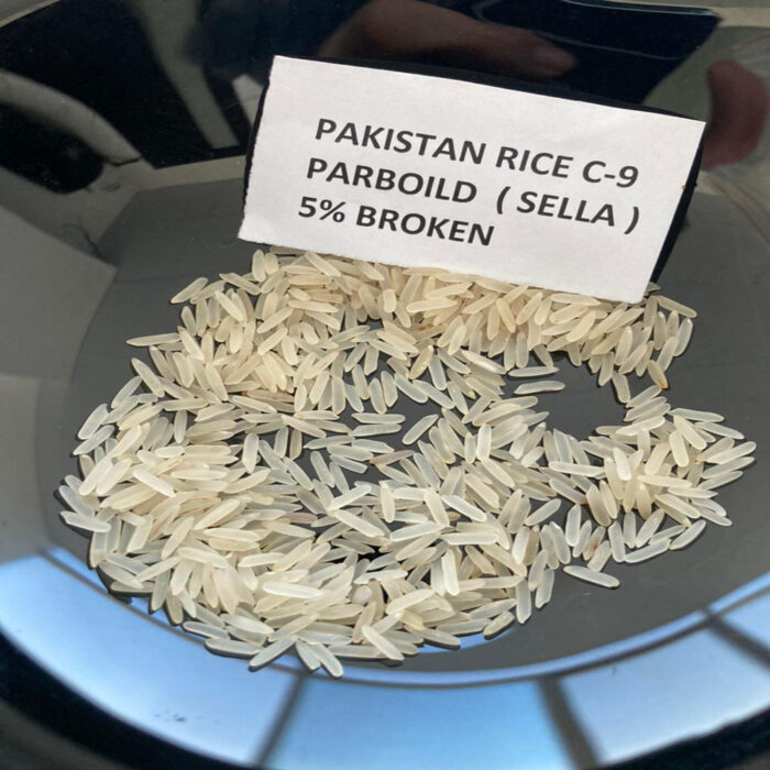 pakistan rice c 9 parboiled sella 5% broken